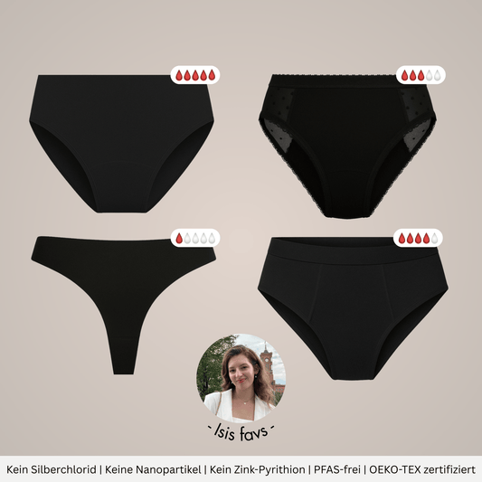 Medium Flow Package - 4 Periodenslips für mittelstarke Tage