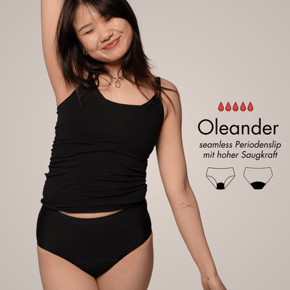 Black Premium Deal - 5 Periodenslips + GRATIS Wetbag