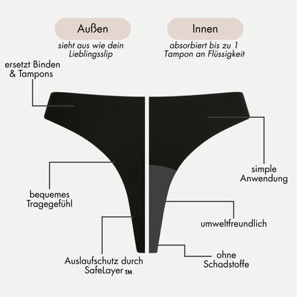 Daisy - seamless Periodenstring für leichte Tage