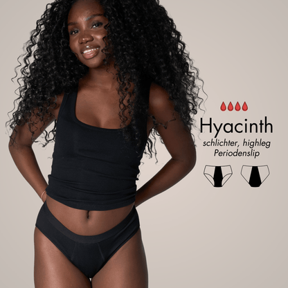 Black Deal - 4 Periodenslips + GRATIS Wetbag