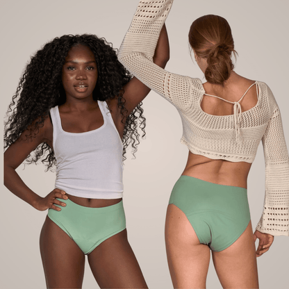 Oleander salbeigrün - seamless Periodenslip mit hoher Saugkraft