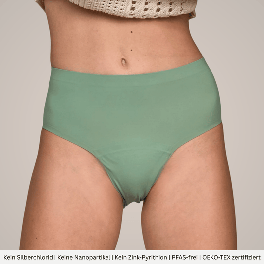 Oleander salbeigrün - seamless Periodenslip mit hoher Saugkraft