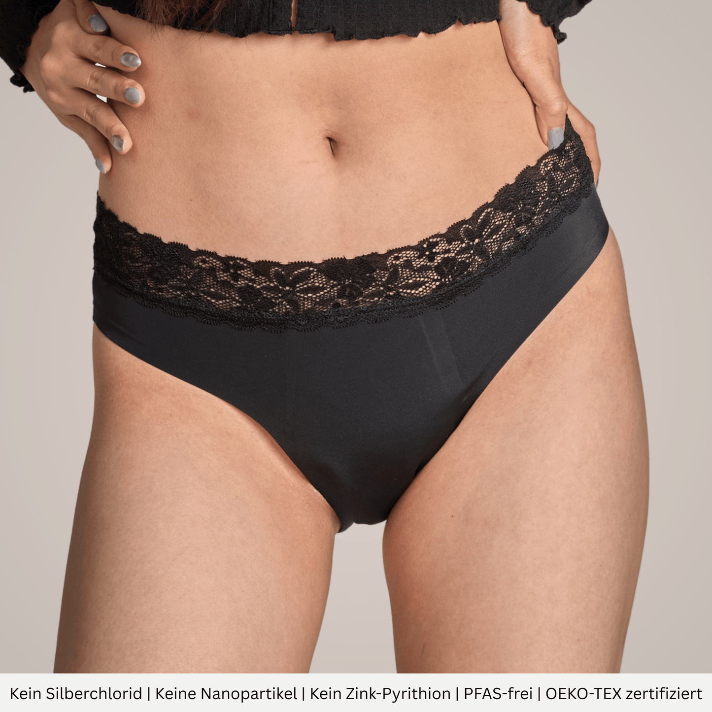 Magnolia Pro - seamless Periodenslip mit Spitze