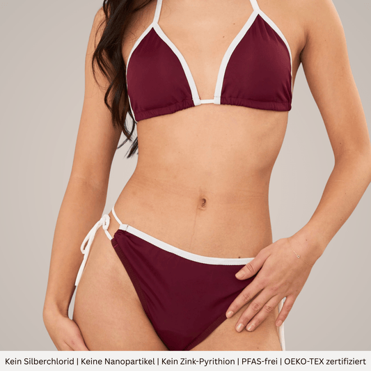 Periodenbikini Panty „Lily“ burgund