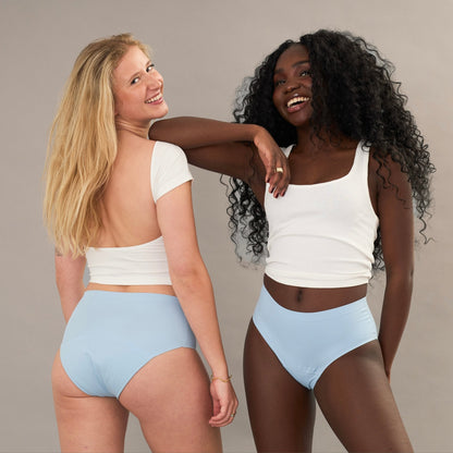 Oleander hellblau - seamless Periodenslip mit hoher Saugkraft