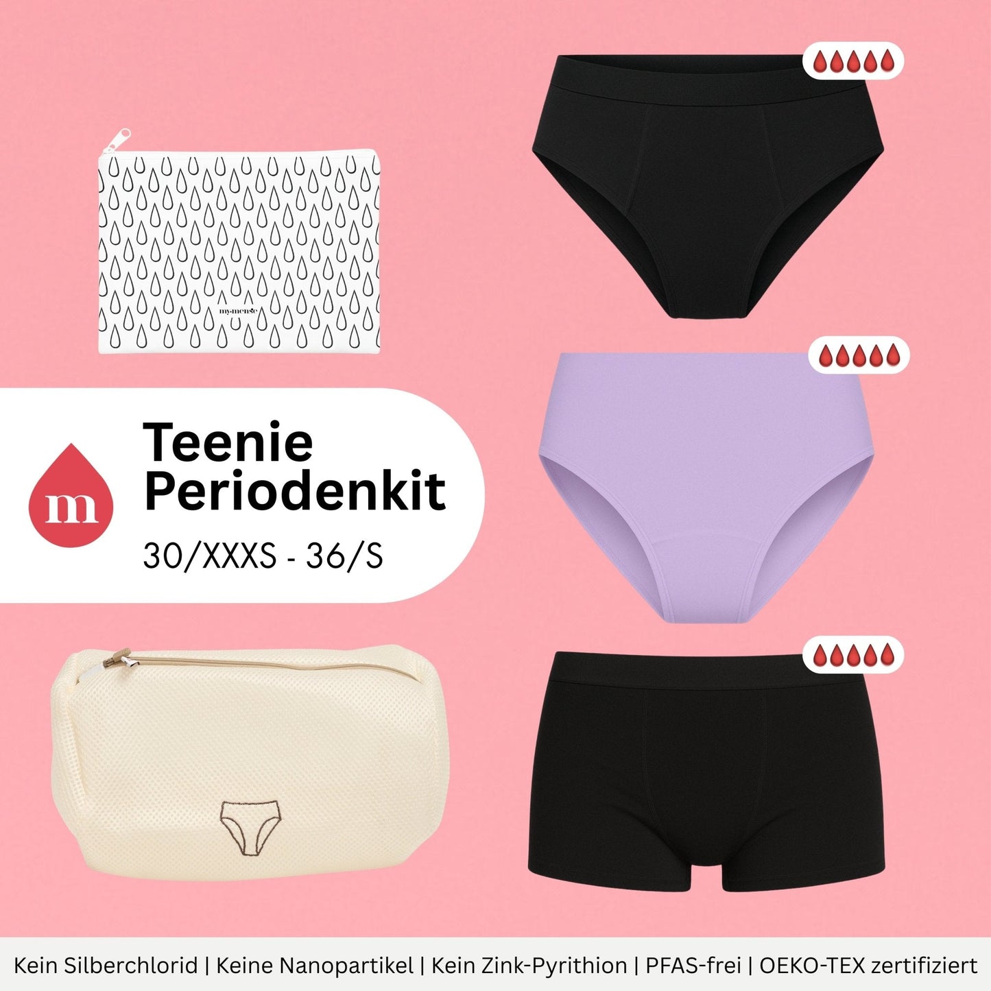 Teenie Periodenkit - für die erste Periode