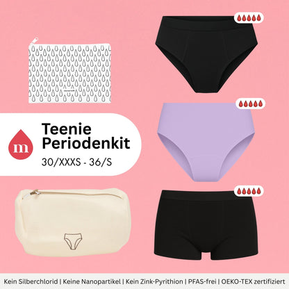 Teenie Periodenkit - für die erste Periode
